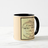 Mug Lockerbie Creamery Label Black Text Trim  (Devant droit)