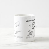 Mug Lockheed Vega 5B - Plans d'avion BD (Centre)