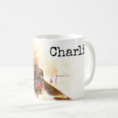 Mug Locomotive à vapeur classique Tornado, personnalis (Devant droit)