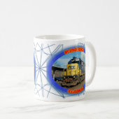 Mug Locomotive de CSX (Devant droit)