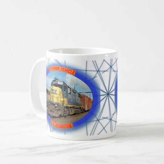 Mug Locomotive de CSX (Devant gauche)