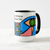 Mug "L'oeil de Horus me protège" (Devant droit)