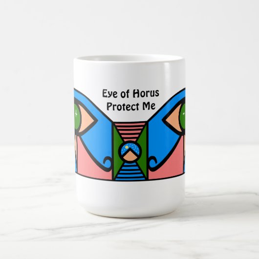 Mug "L'oeil de Horus me protège" (Centre)
