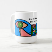 Mug "L'oeil de Horus me protège" (Devant gauche)