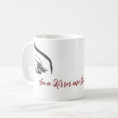Mug "L'oeil d'une femme" et citation (Devant gauche)