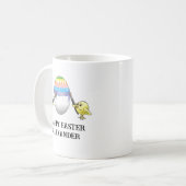 Mug L'œuf de Pâques est peint par les poules (Devant gauche)