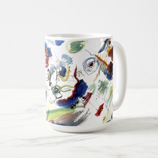 Mug L'oeuvre Abstraite de Kandinsky (Devant droit)
