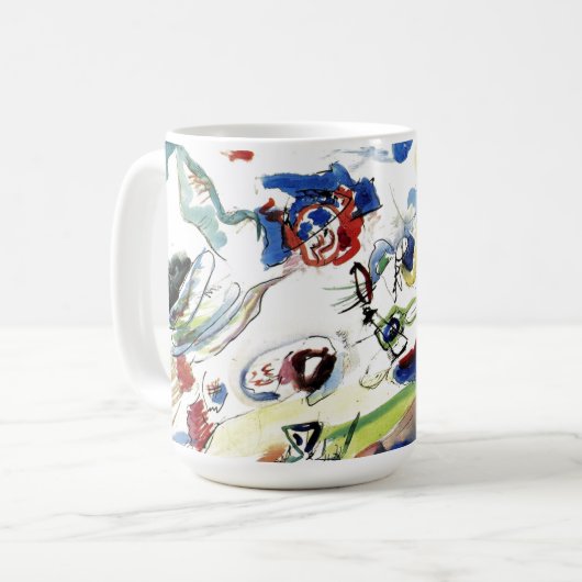 Mug L'oeuvre Abstraite de Kandinsky (Devant gauche)