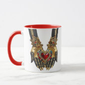 Mug L'offre - Coeur dans les mains (Gauche)