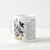 Mug Loftin, l'origine, la signification et la crête (Devant gauche)