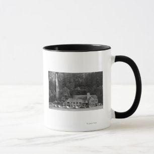 Mug Loge de Multnomah et photographie d'automnes