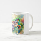 Mug Loggerhead Sea Turtle 010824AREF108 - Watercolor (Devant droit)