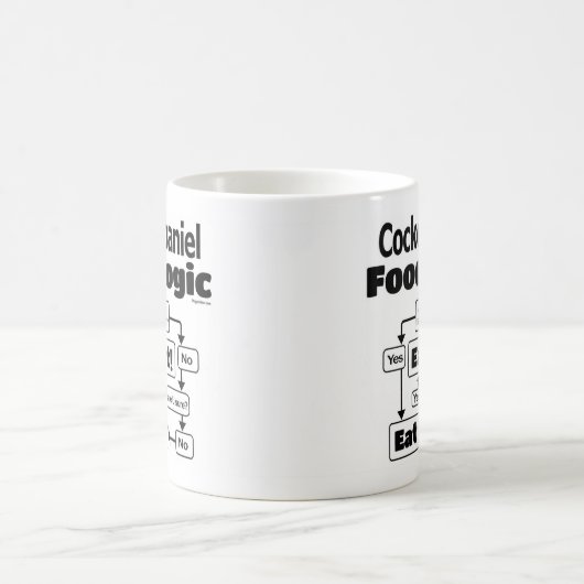 Mug Logique alimentaire Cocker Spaniel (Centre)