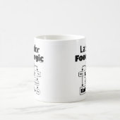 Mug Logique alimentaire du Labrador (Centre)