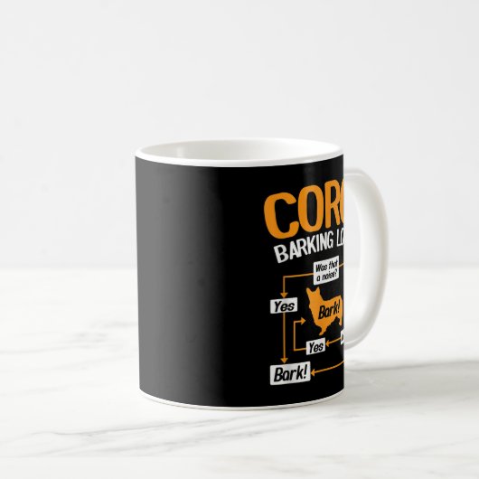 Mug Logique Corgi Bark (Devant droit)