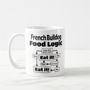 Mug Logique de nourriture de bouledogue français