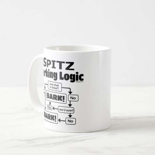 Mug Logique d'écluse Spitz (Devant gauche)