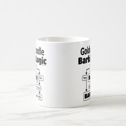 Mug Logique Goldendoodle Barking (Centre)