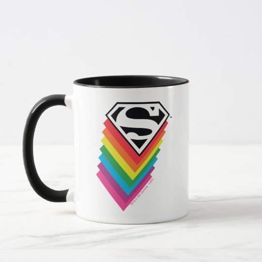 Mug Logo à arc-en-ciel superman (Gauche)