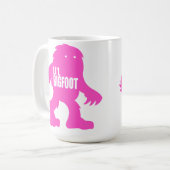Mug Logo adorable de LI'L BIGFOOT - Sasquatch rose (Devant gauche)