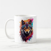 Mug Logo animal Wolf Design-87694 (Gauche)