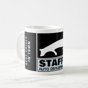 Mug Logo automobile, concessionnaire automobile public