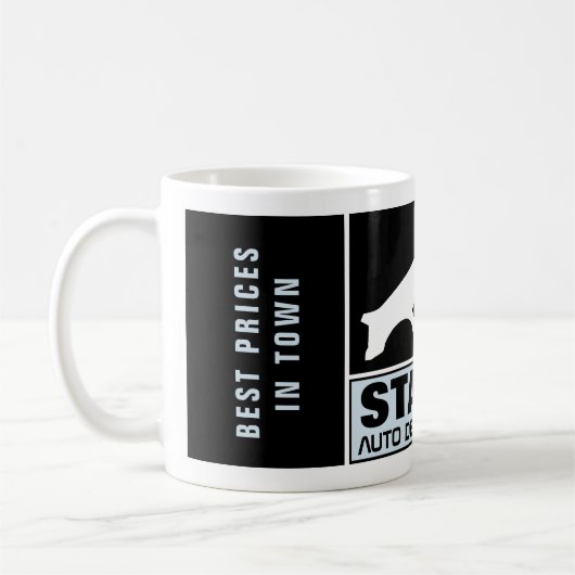 Mug Logo automobile, concessionnaire automobile public (Gauche)