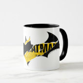 Mug Logo Batman de bande de prudence (Devant droit)
