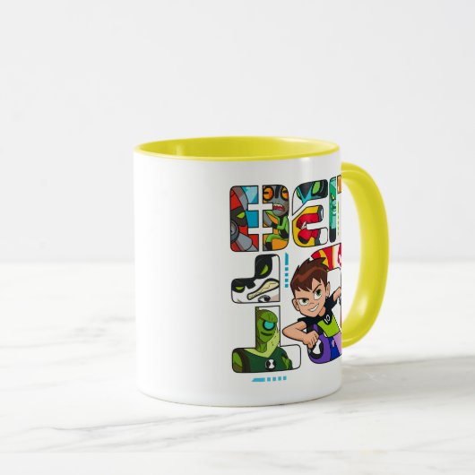 Mug Logo Ben 10 Alien (Devant droit)
