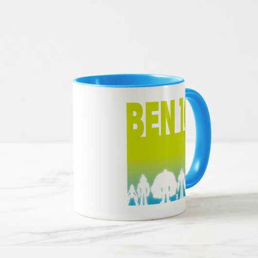 Mug Logo Ben 10 Alien Line-up (Devant droit)