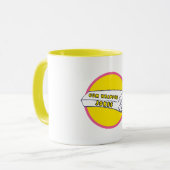 Mug Logo Blagues de Papier D'emballage de Chewing- (Devant gauche)