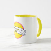 Mug Logo Blagues de Papier D'emballage de Chewing- (Devant droit)