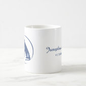 Mug Logo Blue Dog And Cat Ou Logo De Votre Propre Clin (Centre)