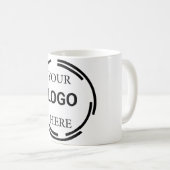 Mug Logo Business Moderne Conception Minimale (Devant droit)