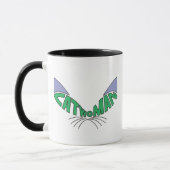 Mug Logo Catwoman Green (Gauche)