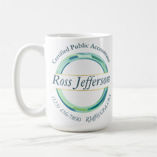 Mug Logo Cercle Bleu