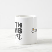 Mug Logo classique des textes de maman de bombe de (Centre)