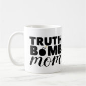 Mug Logo classique des textes de maman de bombe de (Gauche)