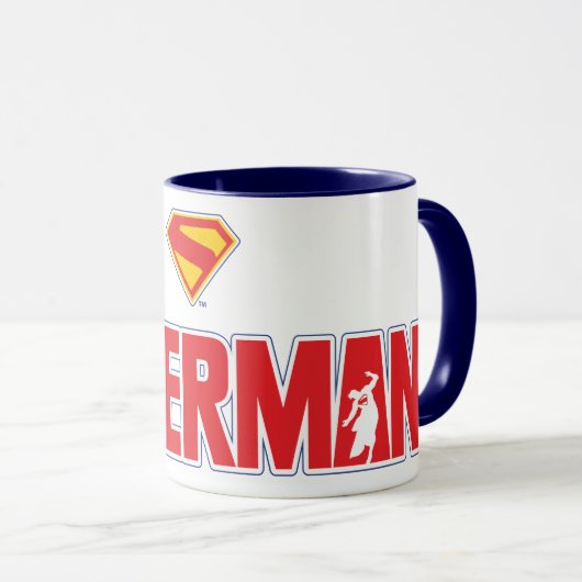 Mug Logo classique Superman Bold (Devant droit)