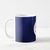 Mug logo commercial bleu marine (Gauche)