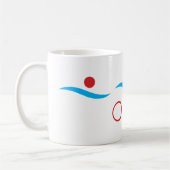 Mug Logo cool moderne Triathlon (Gauche)