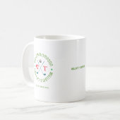 Mug Logo cool Monogramme pour un joueur de golf classi (Devant gauche)