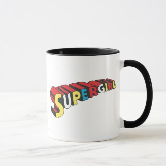 Mug Logo couleur super fille (Droite)