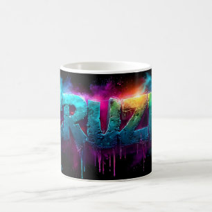 Mug Logo "Cruze" vibrant avec poudre colorée