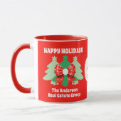 Mug Logo d'affaires modifiable Joyeuses fêtes Noël (Gauche)