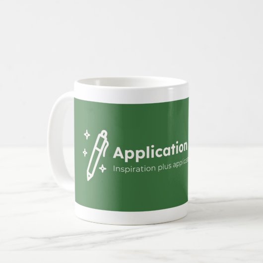 Mug Logo d'application à vie (Devant gauche)