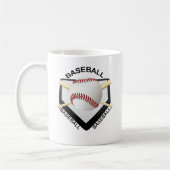 MUG LOGO DE BASE-BALL (Gauche)