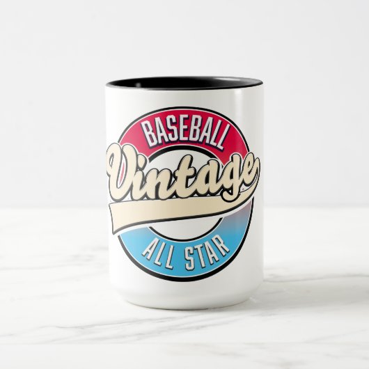 Mug logo de baseball All Star (Centre)