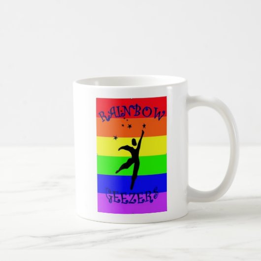Mug Logo de bonhommes d'arc-en-ciel (Droite)