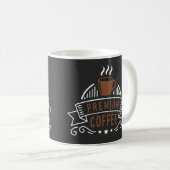 Mug Logo de café élégant de luxe (Devant droit)